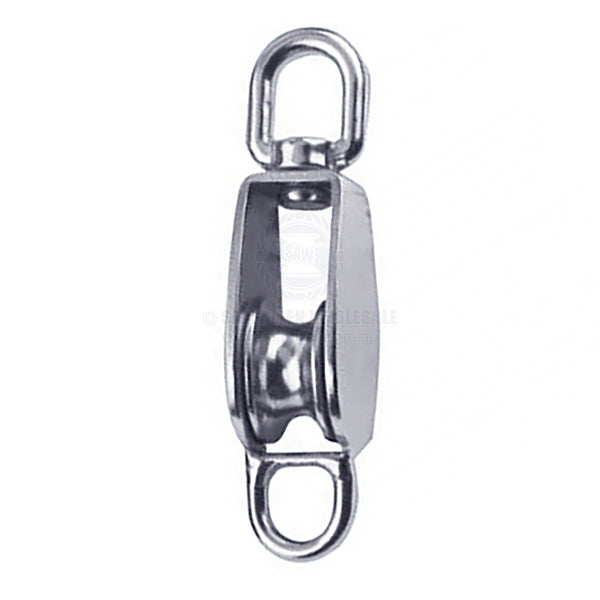 PULLEY - SINGLE & BECKET - SWIVEL TOP - S/S