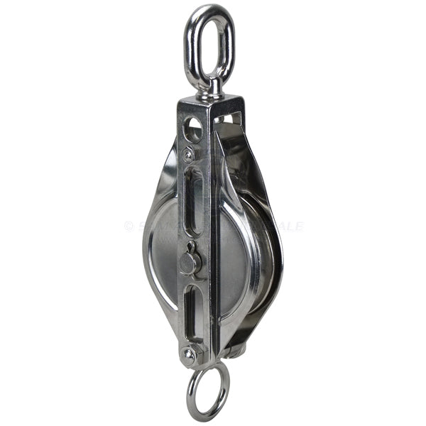 BLOCK - SINGLE TRAWL - STAINLESS STEEL
