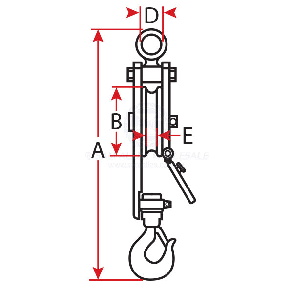 BLOCK - SINGLE SNATCH - HOOK - S/S