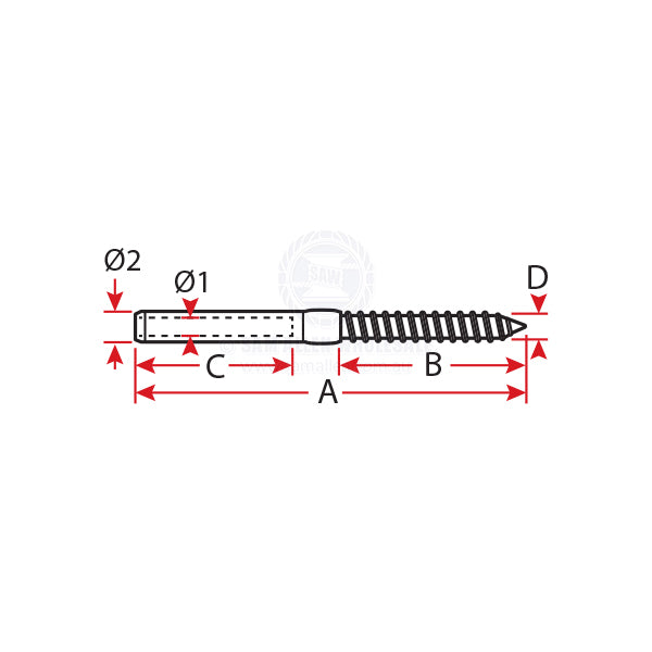 SWAGE TERMINALS - SCREW - STAINLESS STEEL