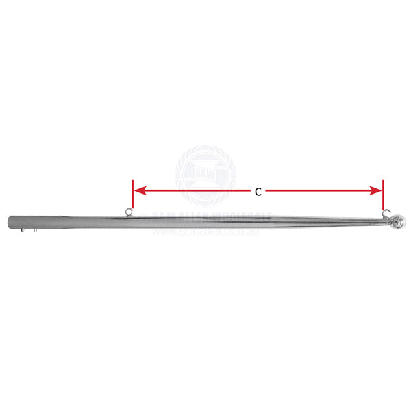 FLAG POLES - STAINLESS STEEL