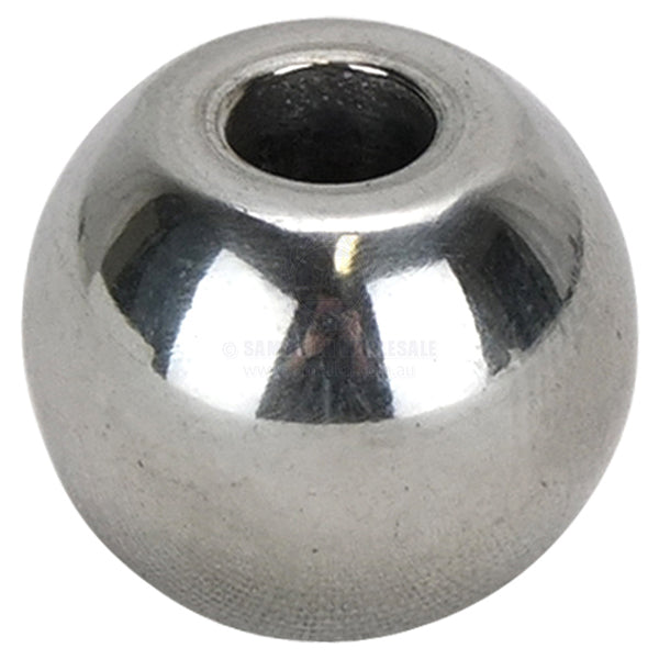 BALUSTRADE BALL - SMOOTH BORE - S/S