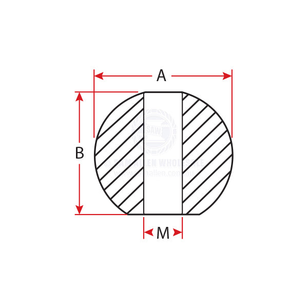 BALUSTRADE BALL - SMOOTH BORE - S/S
