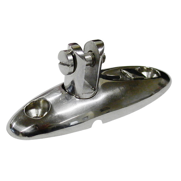 CANOPY - DECK MOUNT PUSH BUTTON QUICK RELEASE - S/S