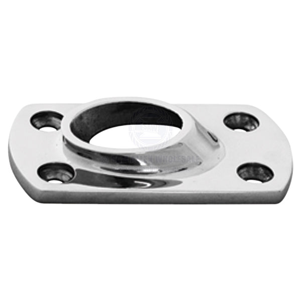 HAND RAIL BASES - WELD ON - RECTANGULAR - S/S
