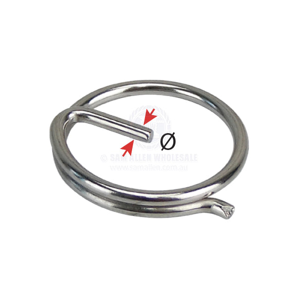 SPLIT RING - STAINLESS STEEL