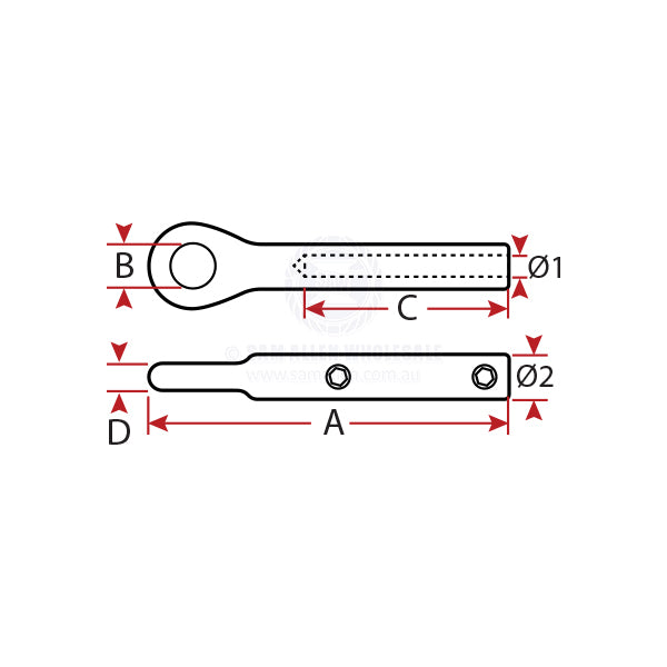 QUICK FIT TERMINALS - EYE - STAINLESS STEEL