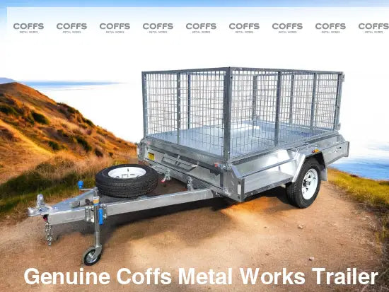 6×4 Premium Tilt Box Trailer With 7 Leaf Springs and Jockey Wheel ATM-750kg For Sale www.genuinecct.com Box Trailer