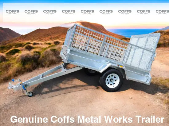 6×4 Premium Tilt Box Trailer With 7 Leaf Springs and Jockey Wheel ATM-750kg For Sale www.genuinecct.com Box Trailer