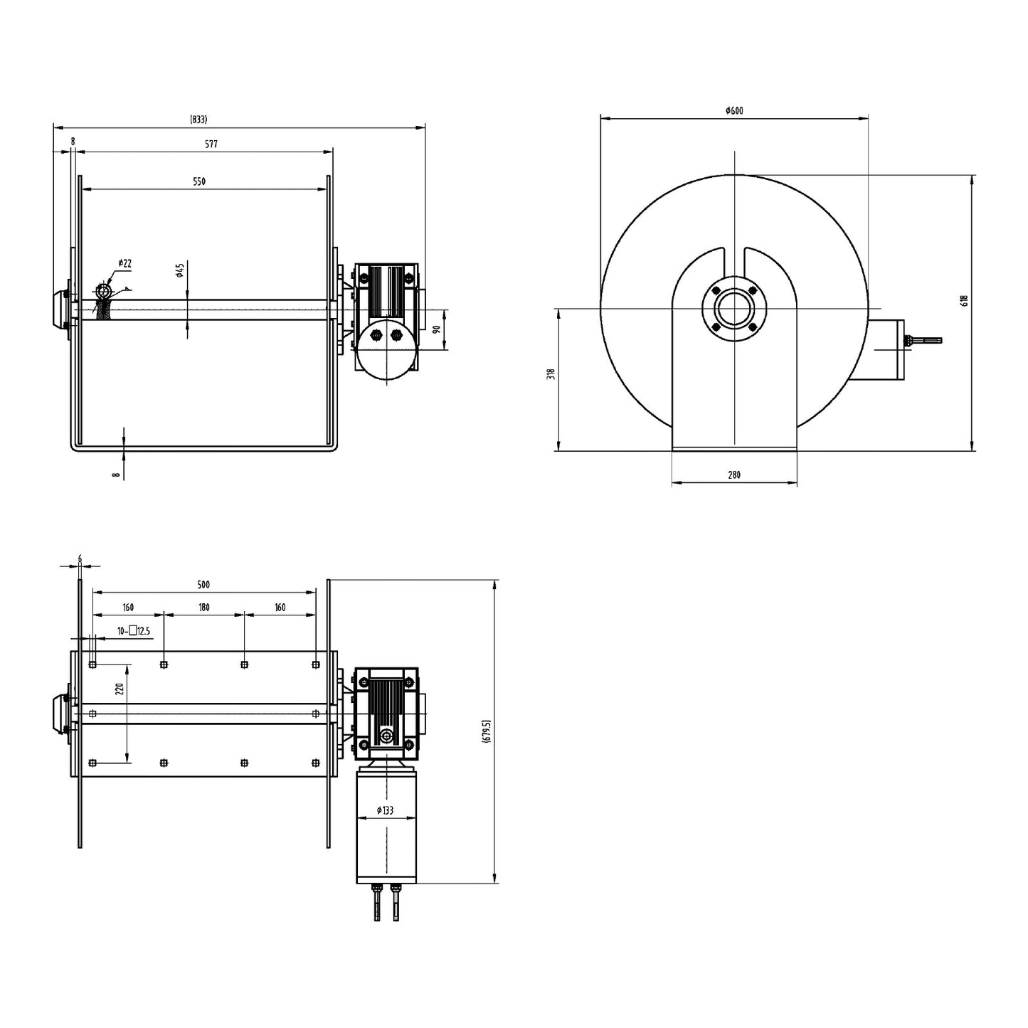 2000 SS Drum Anchor Winch Request a Quote Alloy Gearbox 316 Boat anchor winch