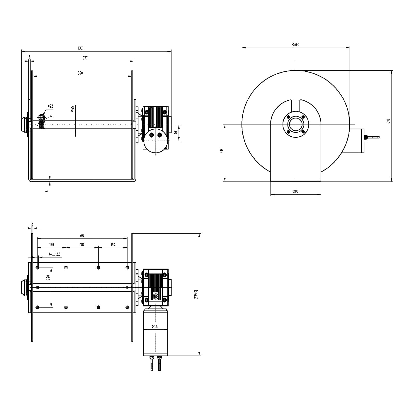 2000 SS Drum Anchor Winch Request a Quote Alloy Gearbox 316 Boat anchor winch
