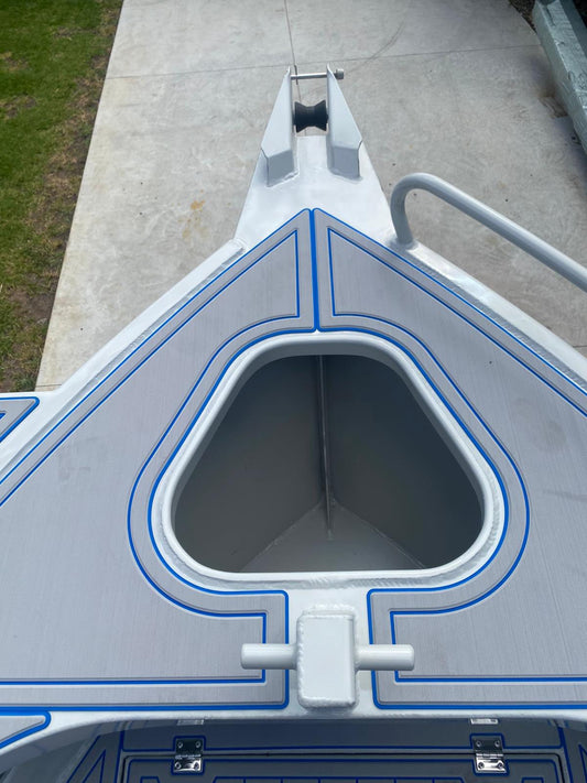 Shadow 550 side console- Coffs Metal Works Boats WPM Edition aluminum boat