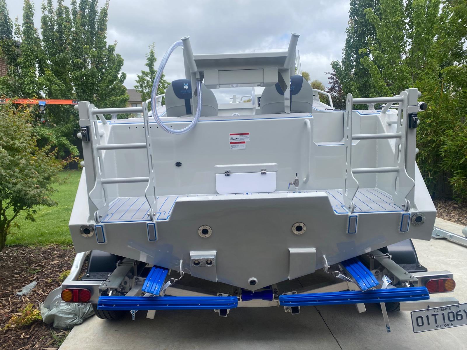 Shadow 550 side console- Coffs Metal Works Boats WPM Edition aluminum boat