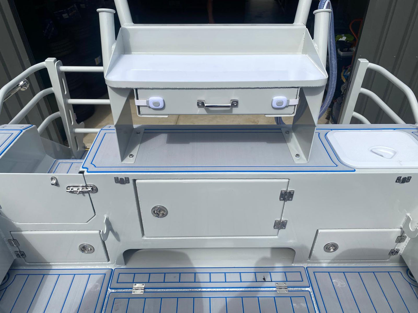 Shadow 550 side console- Coffs Metal Works Boats WPM Edition aluminum boat