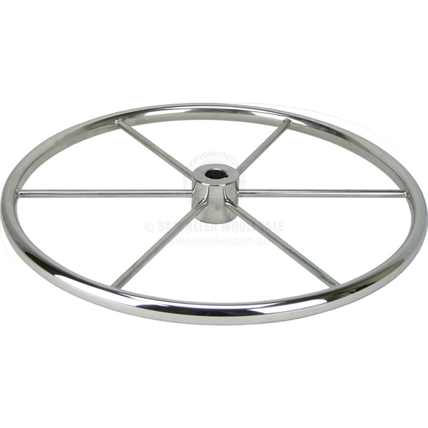 STEERING WHEELS - 6 SPOKE - STAINLESS STEEL
