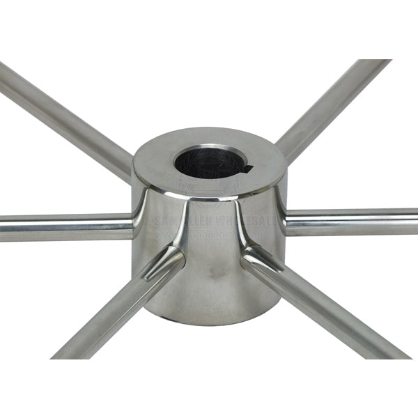STEERING WHEELS - 6 SPOKE - STAINLESS STEEL