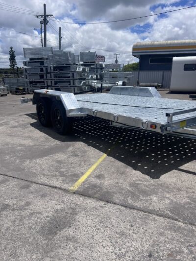 CAR TRAILER ATM 4.5M 2000kg 14.8 x 6.4 ft Tandem Beaver Tail