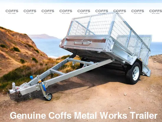 7×5 Premium Tilt Box Trailer With 7 Leaf Springs and Jockey Wheel ATM-750kg For Sale www.genuinecct.com Box Trailer