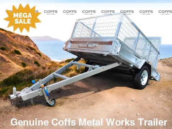 7×5 Premium Tilt Box Trailer With 7 Leaf Springs and Jockey Wheel ATM-750kg For Sale www.genuinecct.com Box Trailer