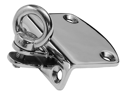 Stainless Steel Mounting Bracket + Eye Bolt 78mm X 60mm | Coffs Metal Works