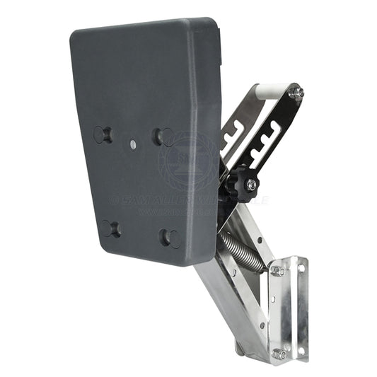 OUTBOARD MOTOR BRACKET - 316 S/S WITH PLASTIC MOUNTING BOARD