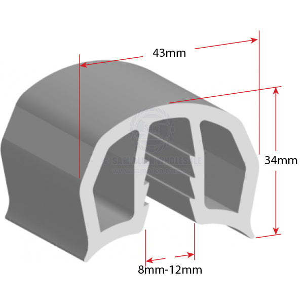 GUNWALE - MOULDING PVC