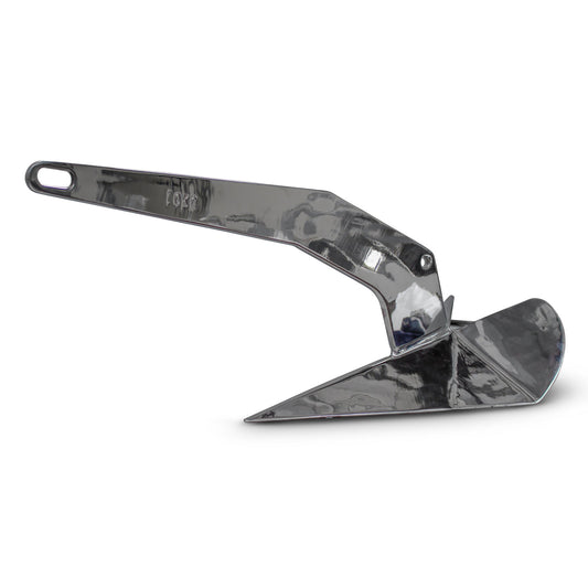 Stainless Steel Fixed Shank Plow Style Anchor 16kg