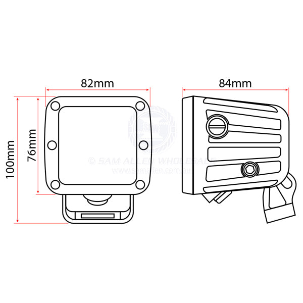 RELAXN LED - FLOOD LIGHT - BRACKET MOUNT