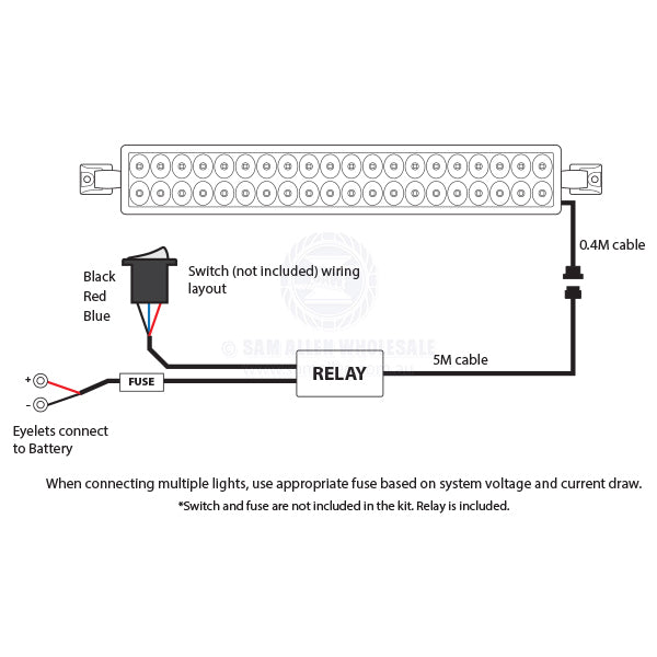 RELAXN LED - LIGHT BARS - CURVED - SPOT LIGHTS