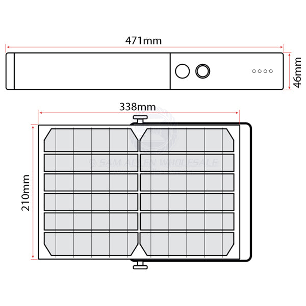 RELAXN LED - SOLAR LIGHT & PANEL
