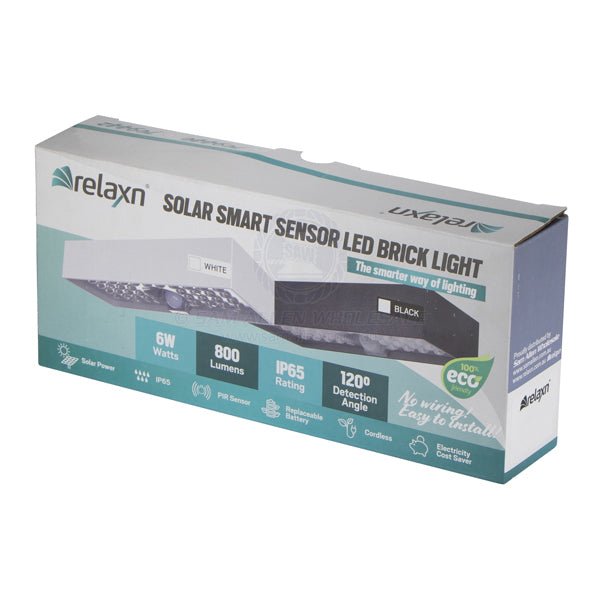 RELAXN LED - SOLAR BRICK WALL LIGHT
