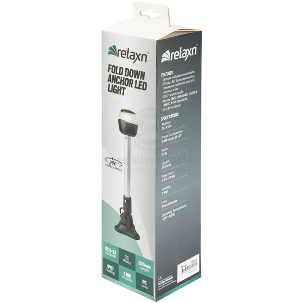 RELAXN LED - ANCHOR LIGHTS - H/D FOLD DOWN BASE