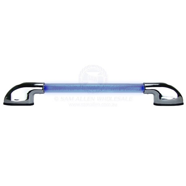 HAND RAIL - ILLUMINATED - CLEAR TUBE CHROME ENDS