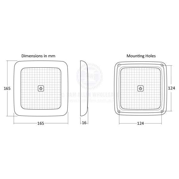 RELAXN LED - CEILING LIGHT - TOUCH/DIMMABLE SWITCH