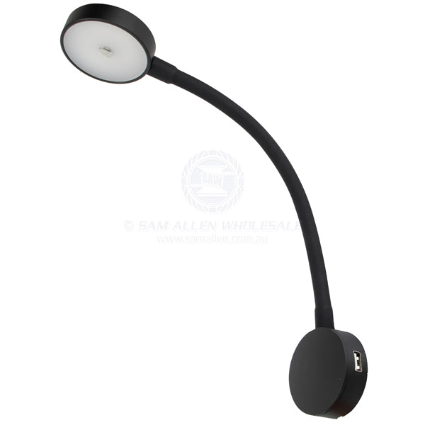 RELAXN LED - FLEXIBLE MAP/READING LIGHT - WITH USB-A