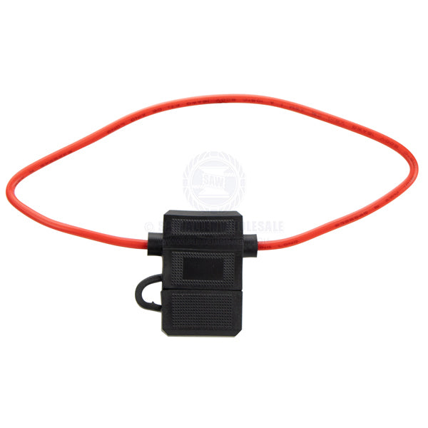 RELAXN BLADE FUSE HOLDER IN-LINE - WATERPROOF SUITS UP TO 30A STANDARD BLADE