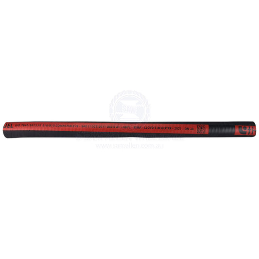 RUBBER FUEL DECK FILLER HOSE - SMOOTH SPIRAL