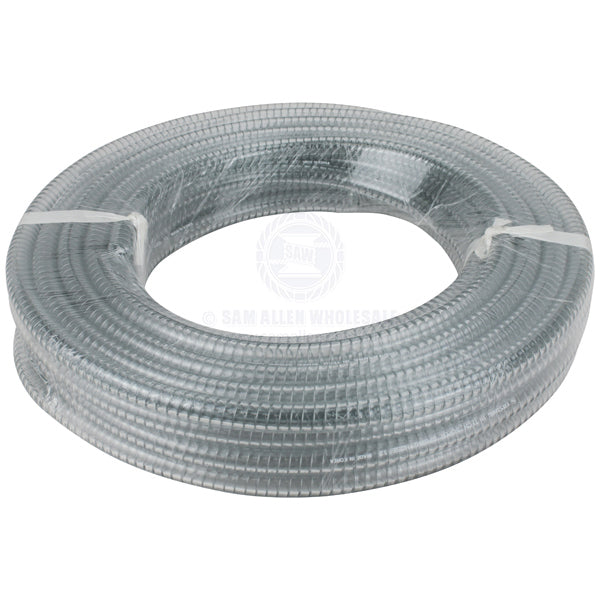 HOSE - CLEAR PVC - SPRING REINFORCED