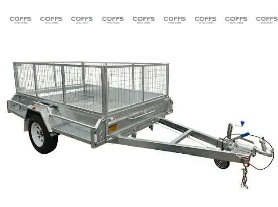 8×5 Premium HD Braked Box Trailer For Sale ATM 1400KG With Jockey Wheel/ 100mmX50mm Drawbar