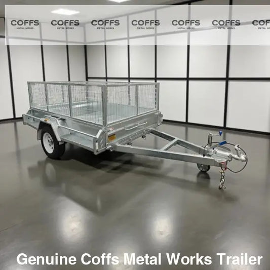 8×5 Premium HD Braked Box Trailer For Sale ATM 1400KG With Jockey Wheel/ 100mmX50mm Drawbar
