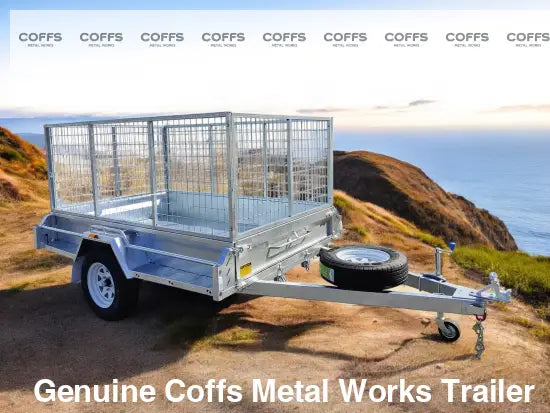 8×5 Premium Tilt Box Trailer With 7 Leaf Springs and Jockey Wheel ATM-750kg For Sale www.genuinecct.com Box Trailer