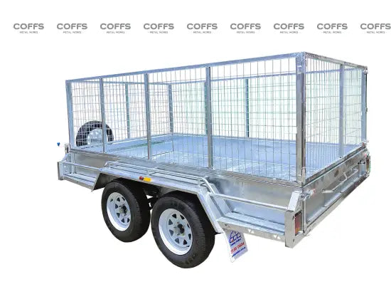 8×5 Tandem Box Trailer ATM-2000kg For Sale With 8 inch Jockey Wheel/ 1800mm Drawbar/ Full-length Side Steps Box Trailer