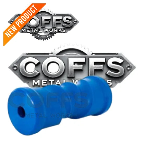 8″ Self Centering Roller BLUE – 21mm ID boat trailer roller