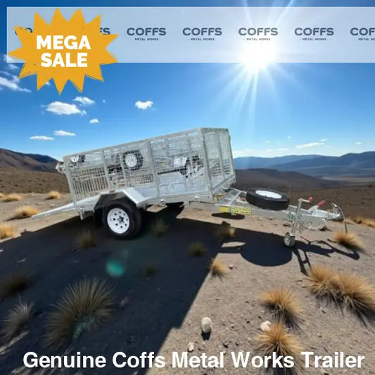 8 x 5 ft Tilting Heavy Duty Motorbike / ATV / Flat Deck Trailer – ATM 1500kg ATV