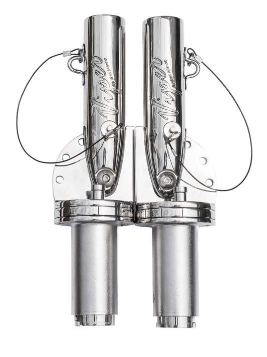 Viper X-Treme Outrigger Bases Only - Removable Deck Mount Version | Coffs Metal Works