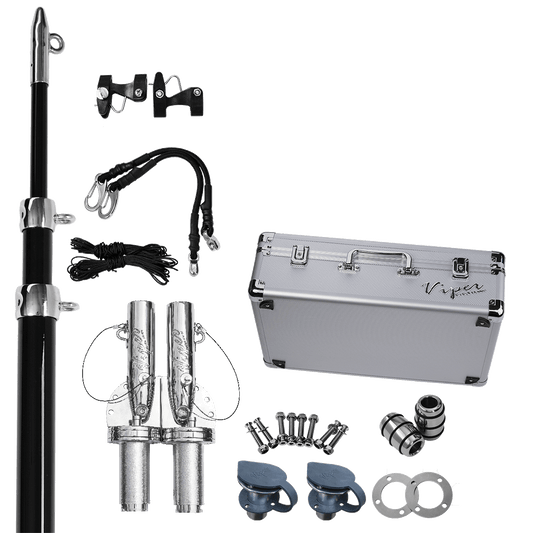Viper X-Treme Outrigger Bases, 3 Stage Poles & Lines Bundle - Deck Mount | Coffs Metal Works
