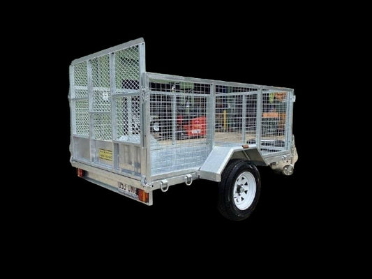8 x 5 ft Tilting Motorbike / ATV / Flat Deck Trailer – ATM 750kg