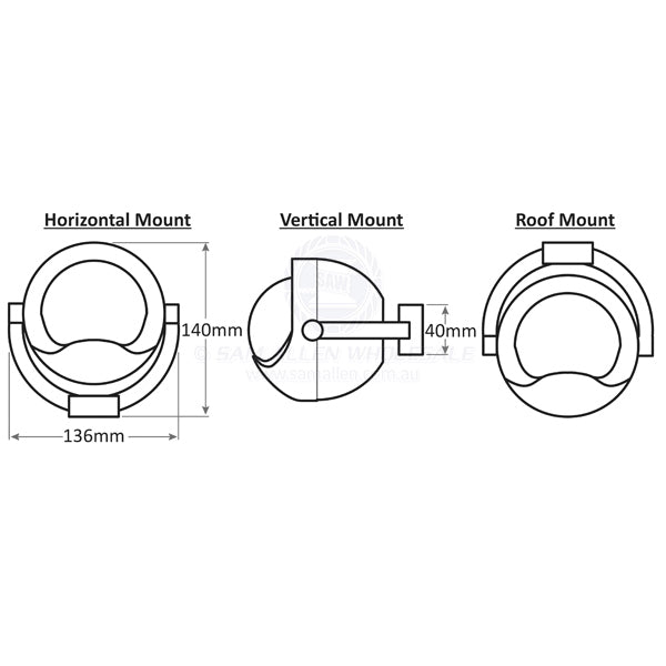 COMPASS C8 - MULTI-DIRECTIONAL BRACKET MOUNT