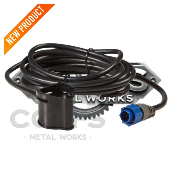 83/200 kHz Shoot Thru Skimmer with Temp transducer lowrance