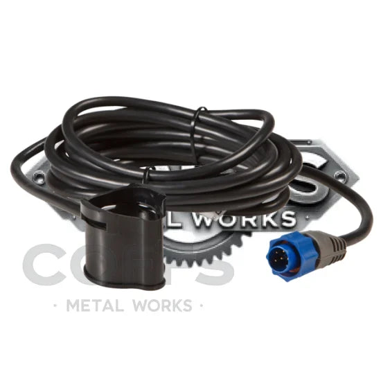 83/200 kHz Shoot Thru Skimmer with Temp transducer lowrance